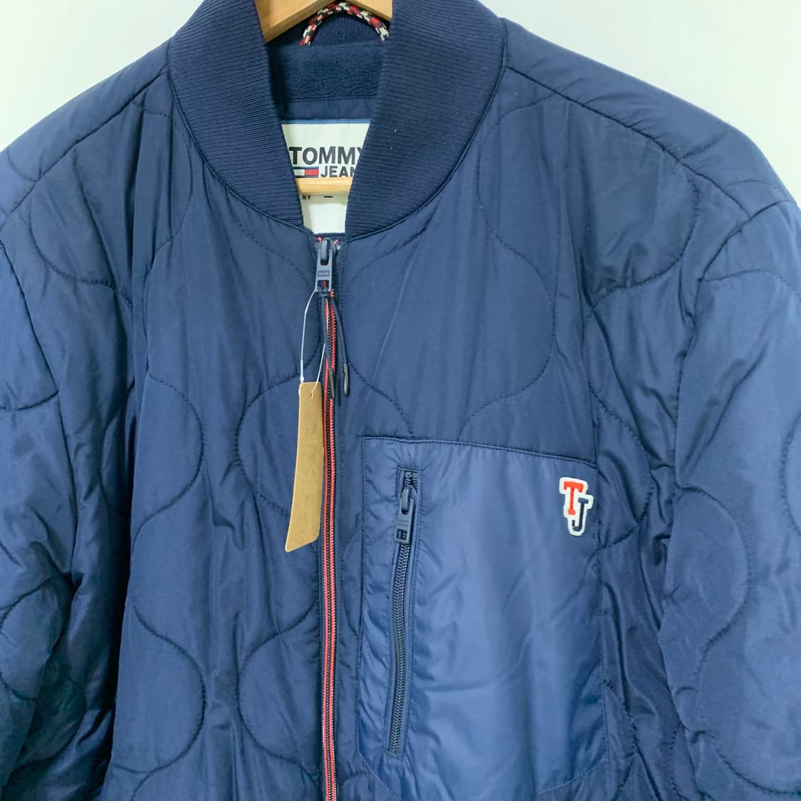 타미진스 타미힐피거 네이비 퀼팅 점퍼 L 남녀공용 상품이미지6