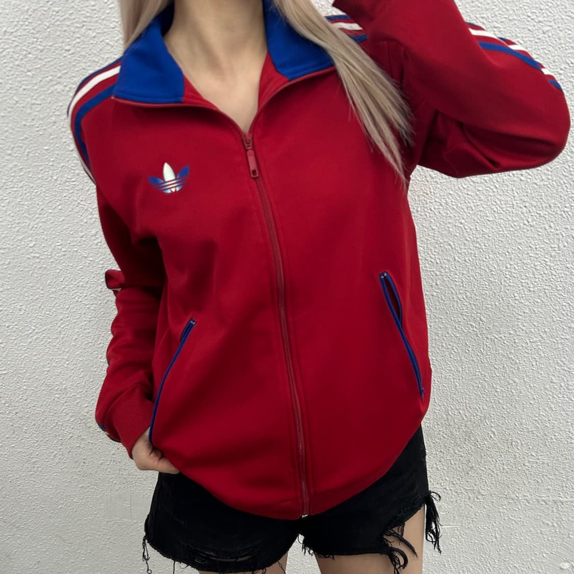 아디다스 컬러라인 레드 트랙탑 95 상품이미지2