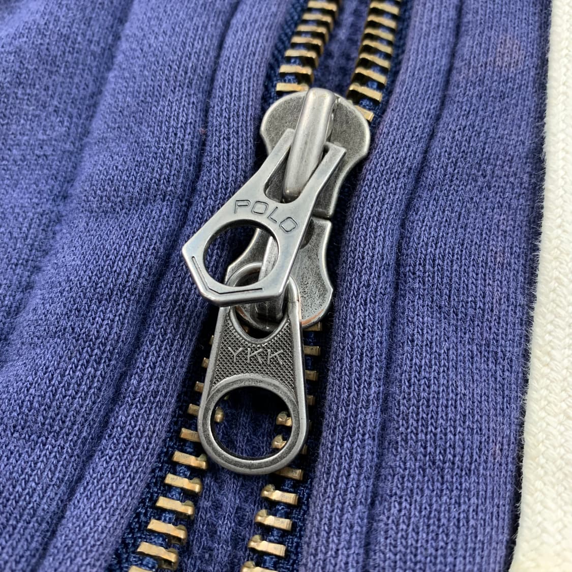 폴로 랄프로렌 포니로고 투웨이 써멀 후드집업 네이비 상품이미지4