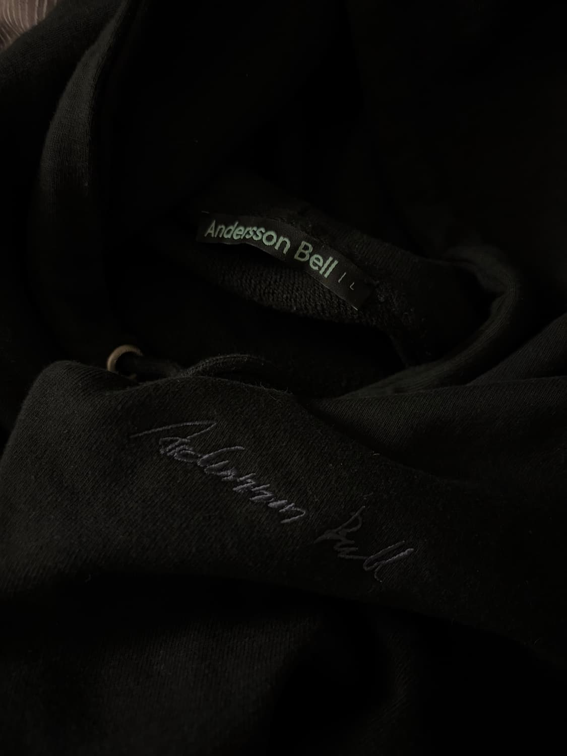 앤더슨벨 랭글런 크롭 후디 L 상품이미지3