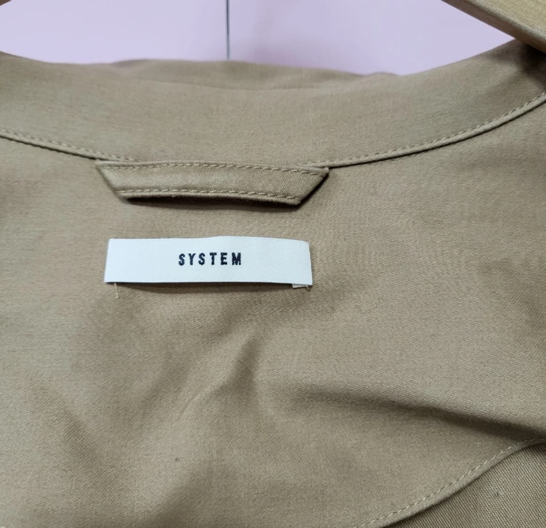 시스템 후드 롱 코트 55 오버핏 상품이미지7