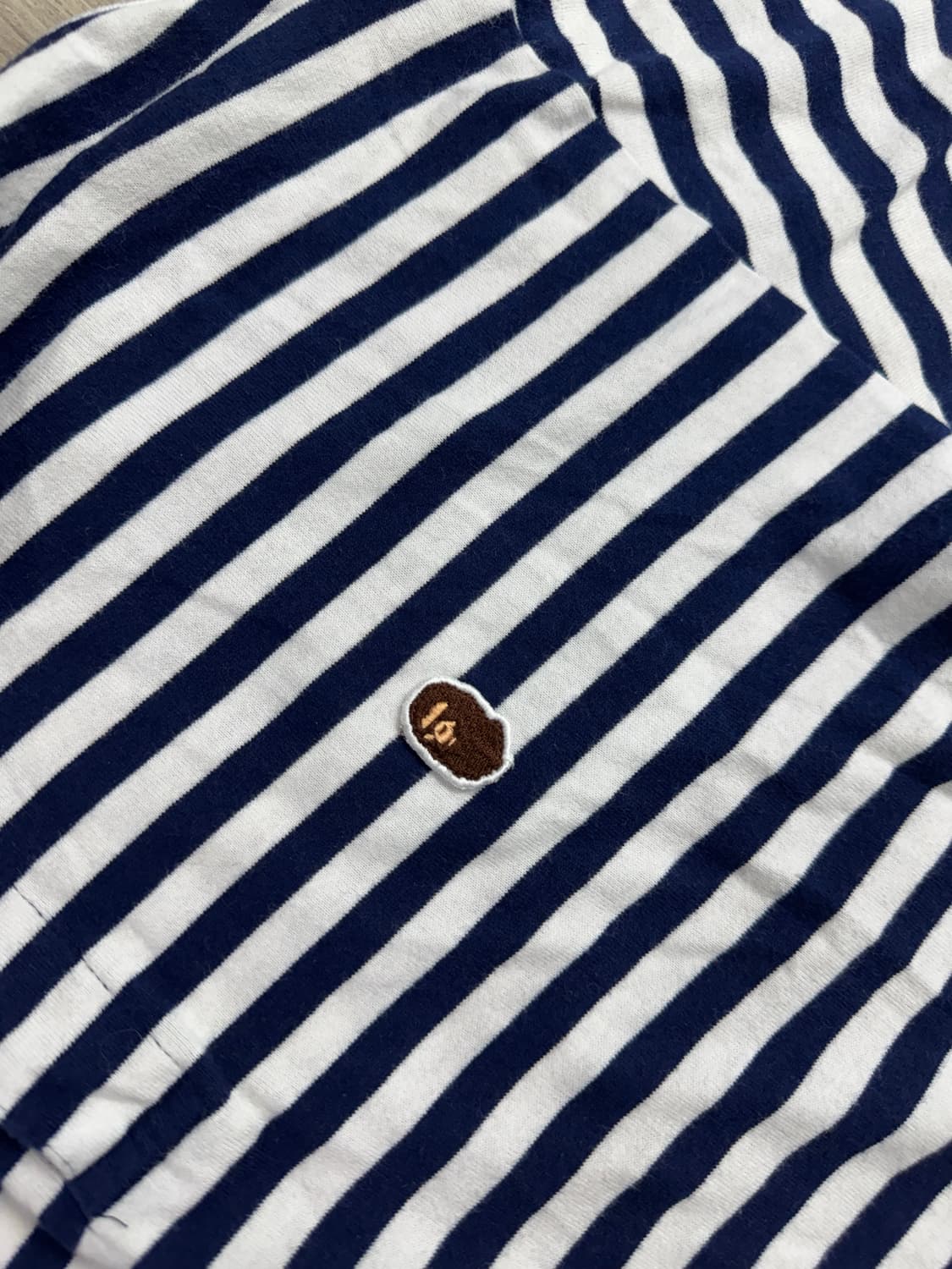 베이프 스트라이프 폴로 반팔 티셔츠 상품이미지4