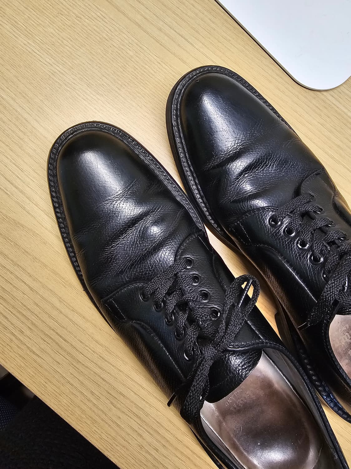 Alden 알든 플레인토 PTB 알파인그레인 카프스킨 9 블랙 상품이미지5