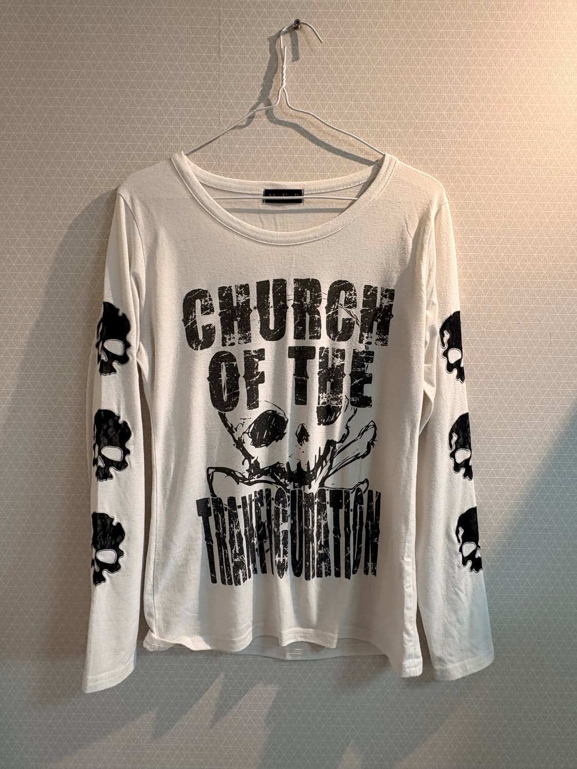 해골 자수 롱슬리브 상품이미지1