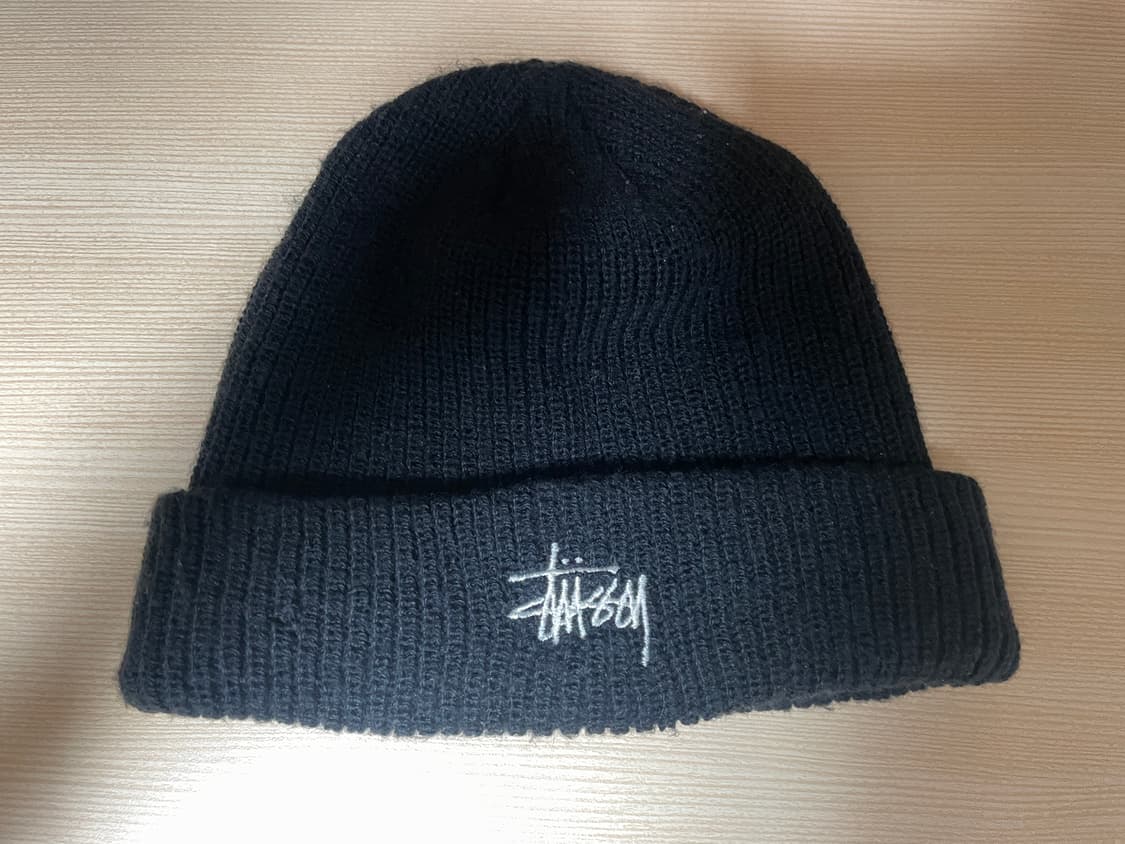 스투시 커프 비니 블랙 상품이미지2