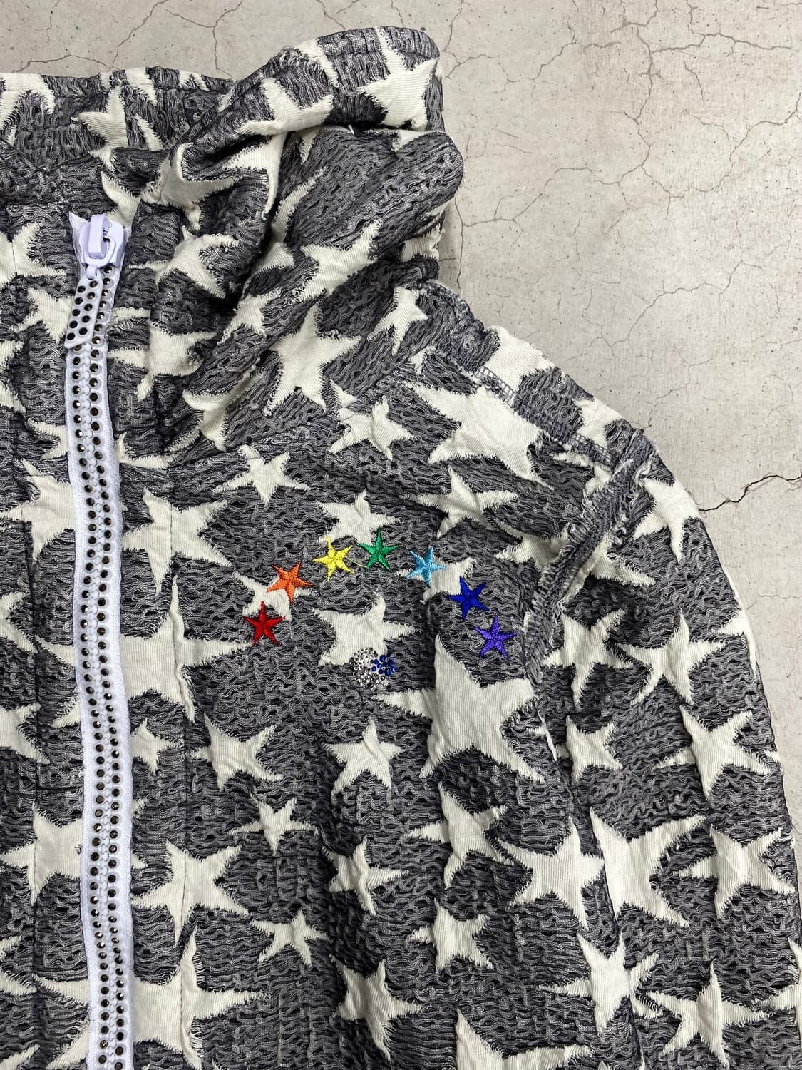 Francist_MOR.K.S. 패턴 후드 집업 상품이미지5