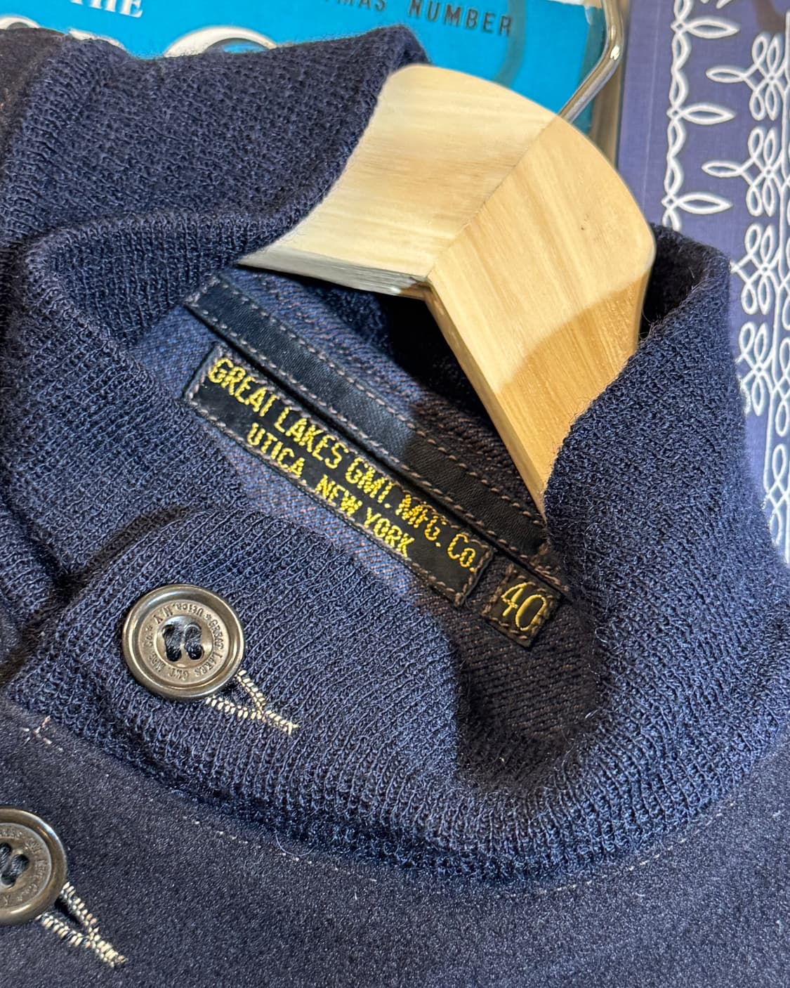 프리휠러스 A-1 시빌리언 USCG 울 자켓 상품이미지3