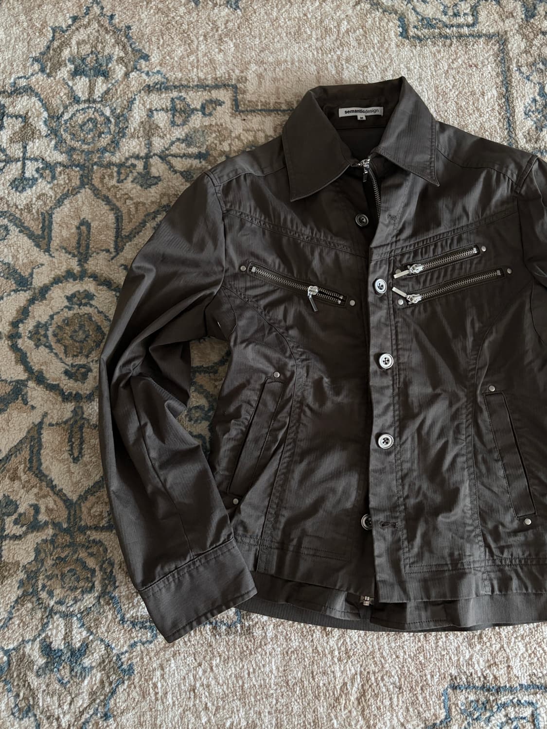 세만틱 디자인 빈티지 자켓 상품이미지1