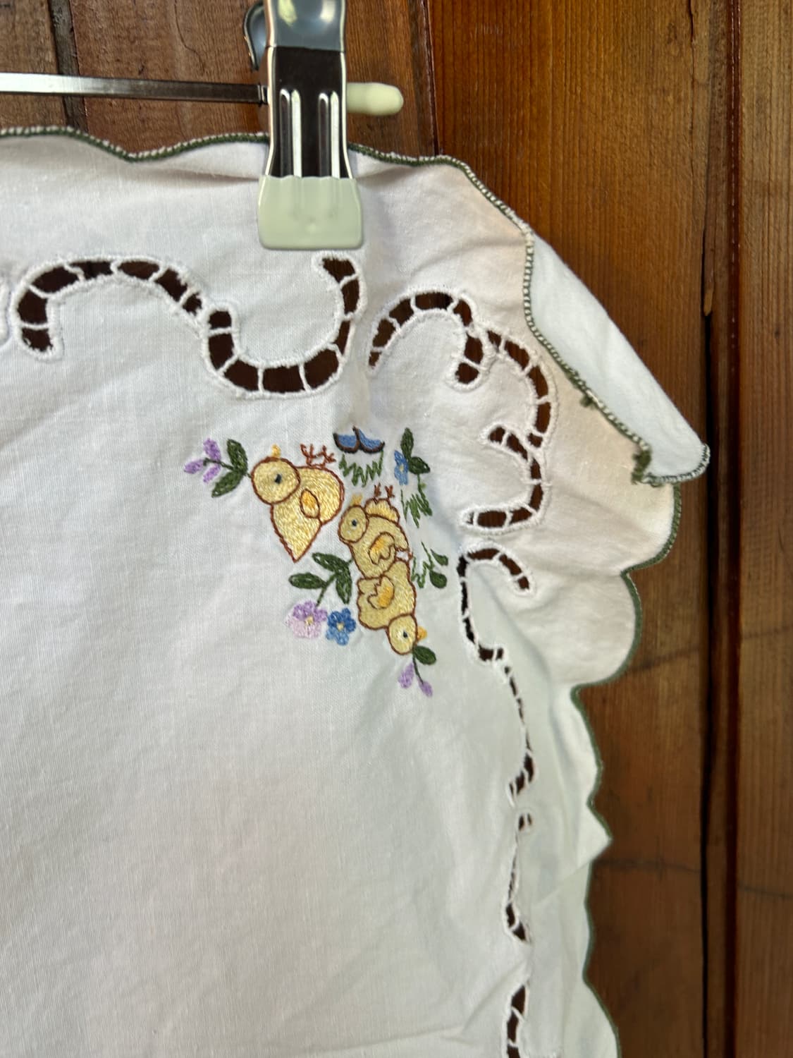 오리 손자수 손수건 상품이미지4