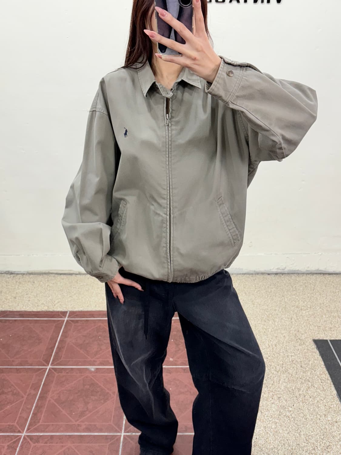 폴로 블루종자켓 L 상품이미지5