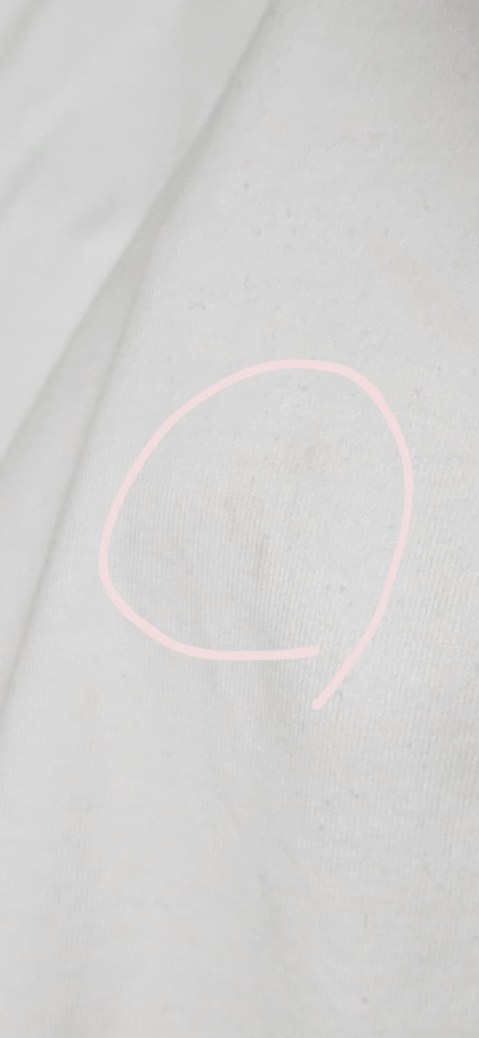 할로미늄 드로잉 라글란 티 에크루 상품이미지5