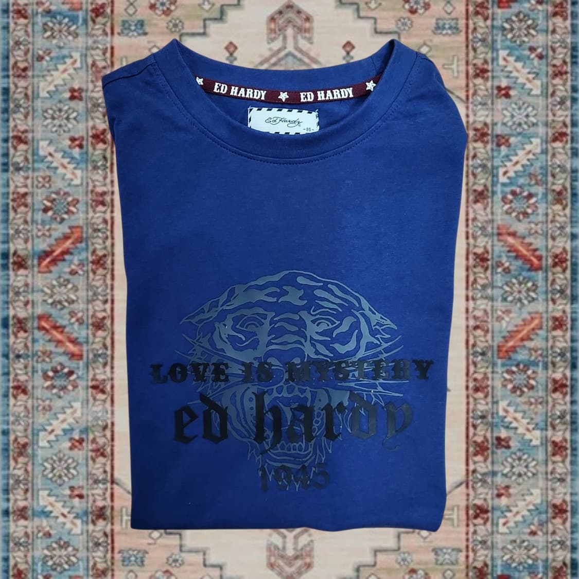 Ed Hardy 블루 타이거 그래픽 티셔츠 (95) 상품이미지3
