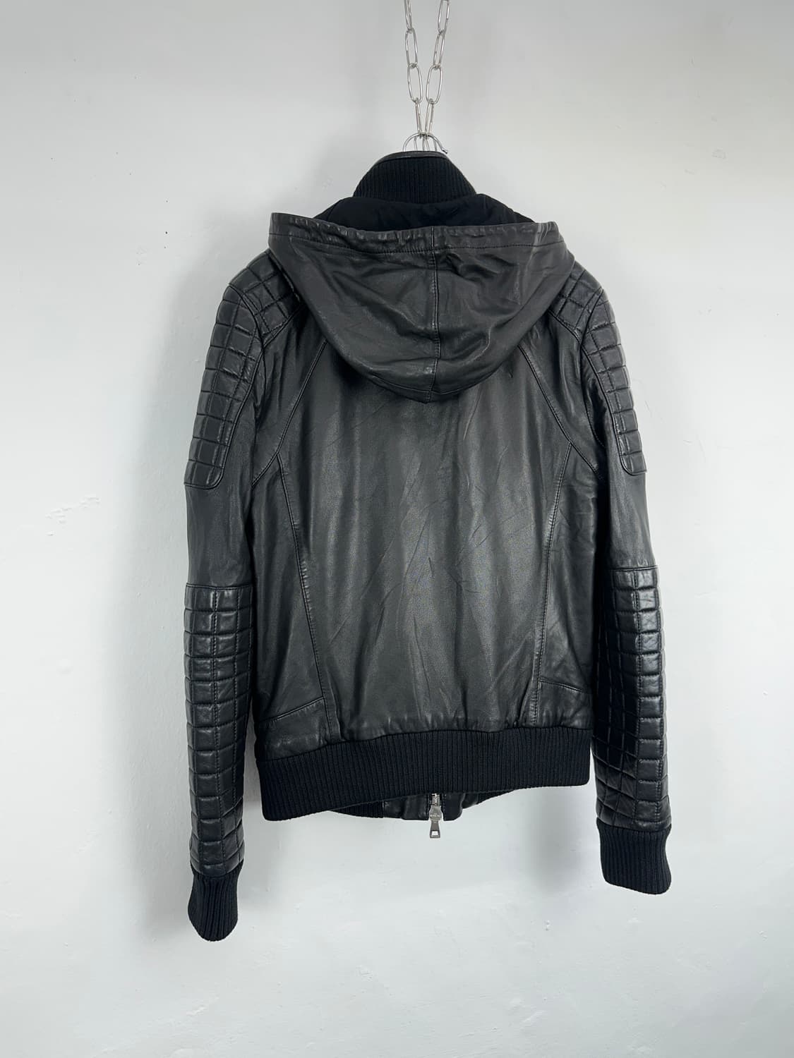 Balmain 16ss 3-zip leather biker jacket 상품이미지4