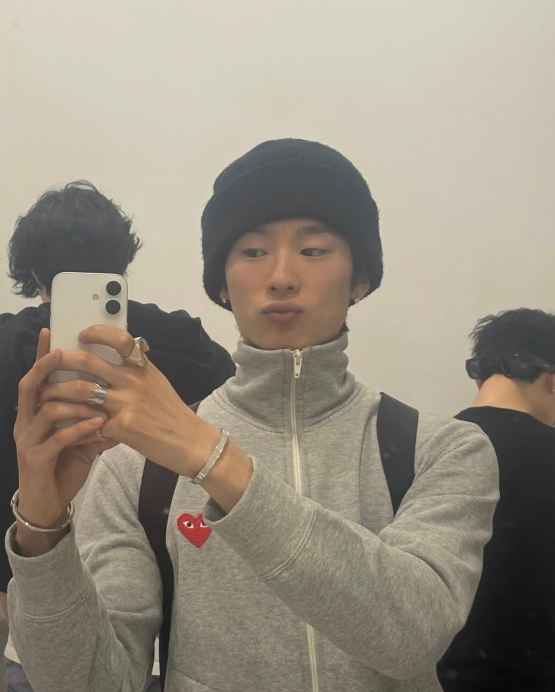 꼼데가르송 나우아임영 져지 5하트집업 S 상품이미지1