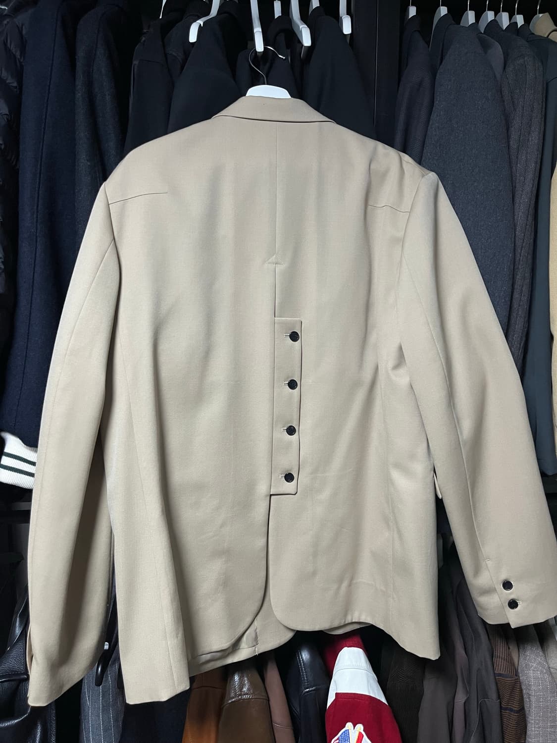 XL) 이얼즈어고 자켓 years ago 베이지 블레이저 상품이미지6