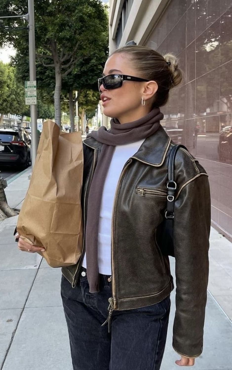 오픈 YY 레더 자켓 상품이미지1