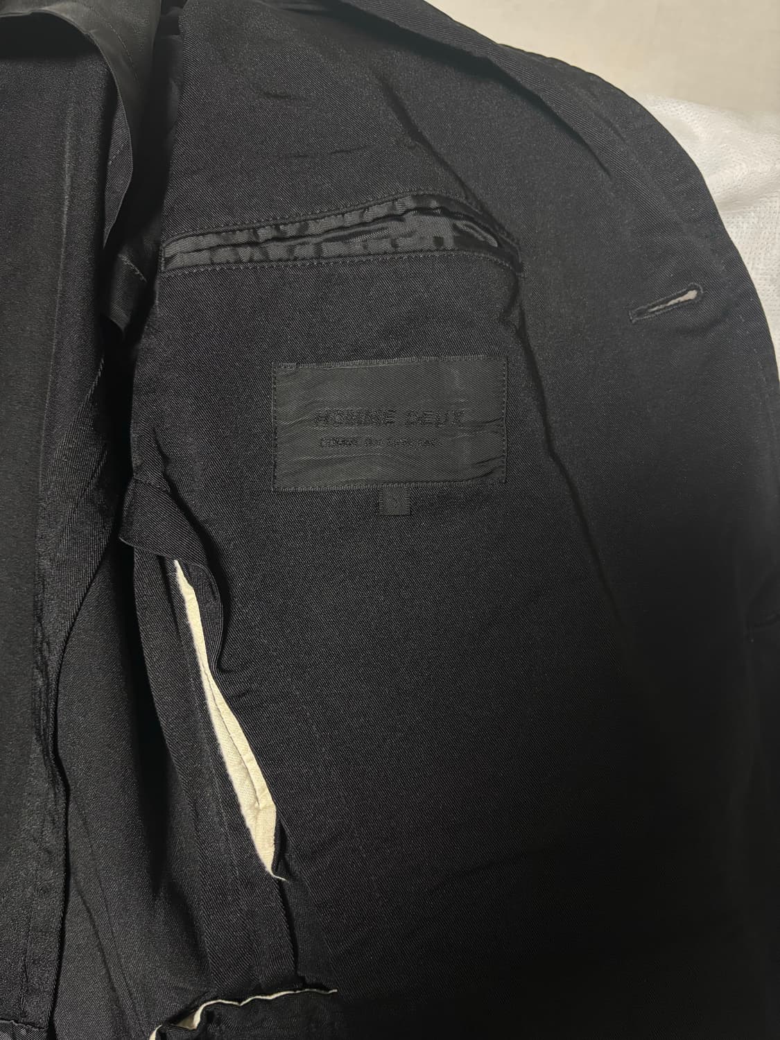 Comme des garcons homme deux 축융 폴리 자켓 s 상품이미지4