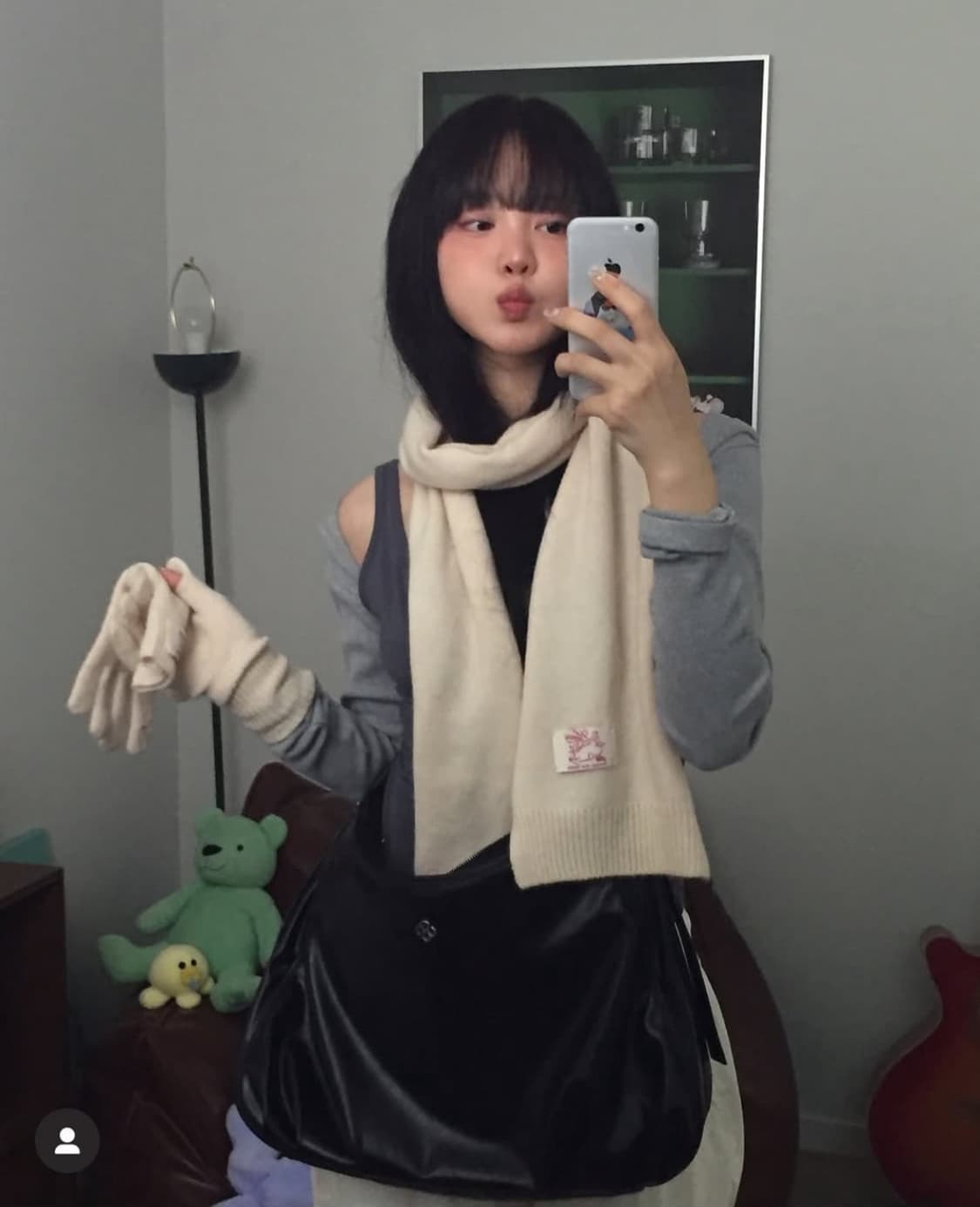 히어리 구효민 구디백 / 보부상가방 가죽 크로스+숄더겸용 상품이미지2
