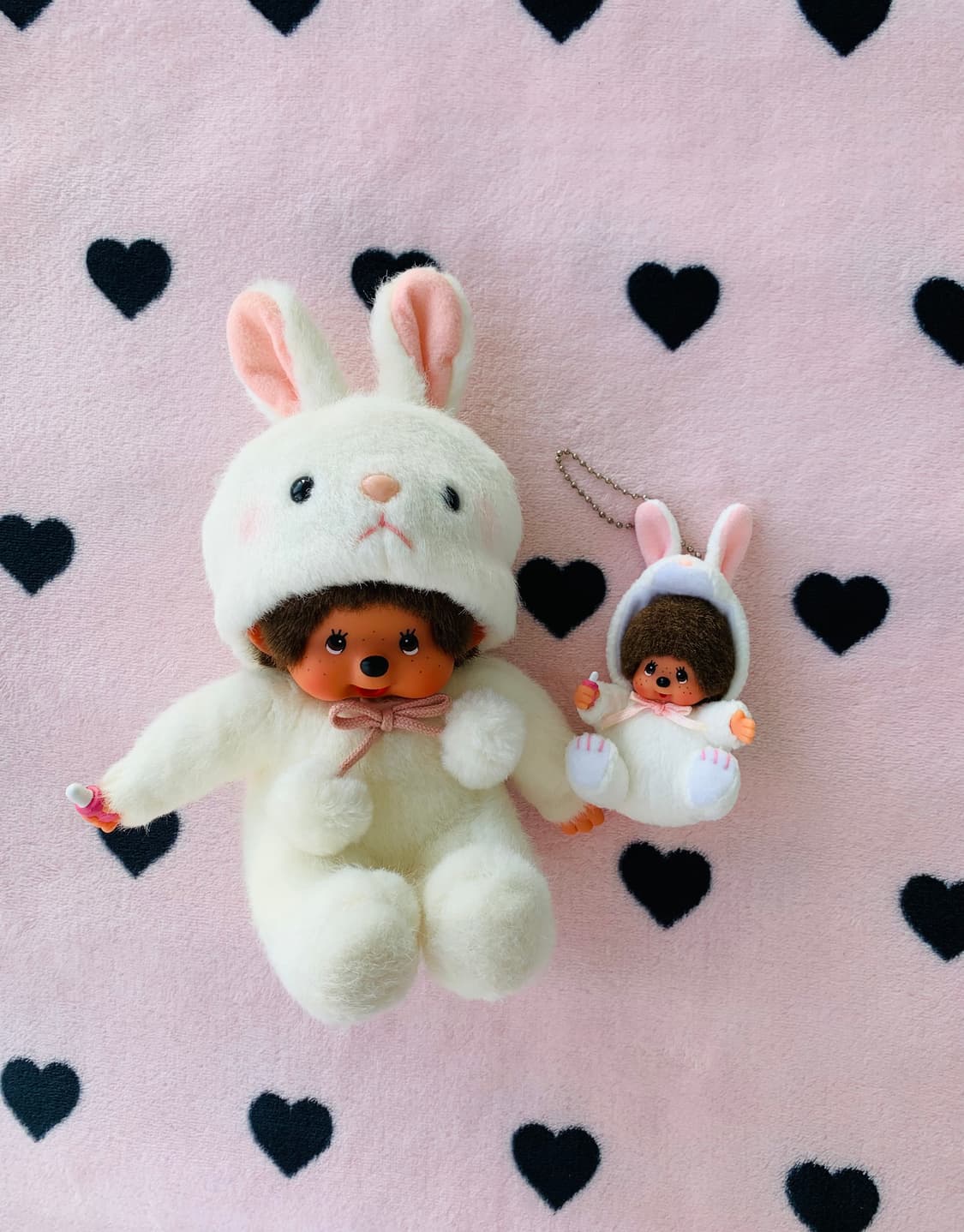 🐰1998고전 토끼2종세트 몬치치 인형, 키체인 상품이미지1