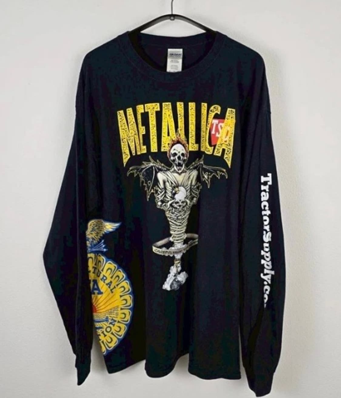 (rep) 빈티지 메탈리카 롱슬리브 y 상품이미지1