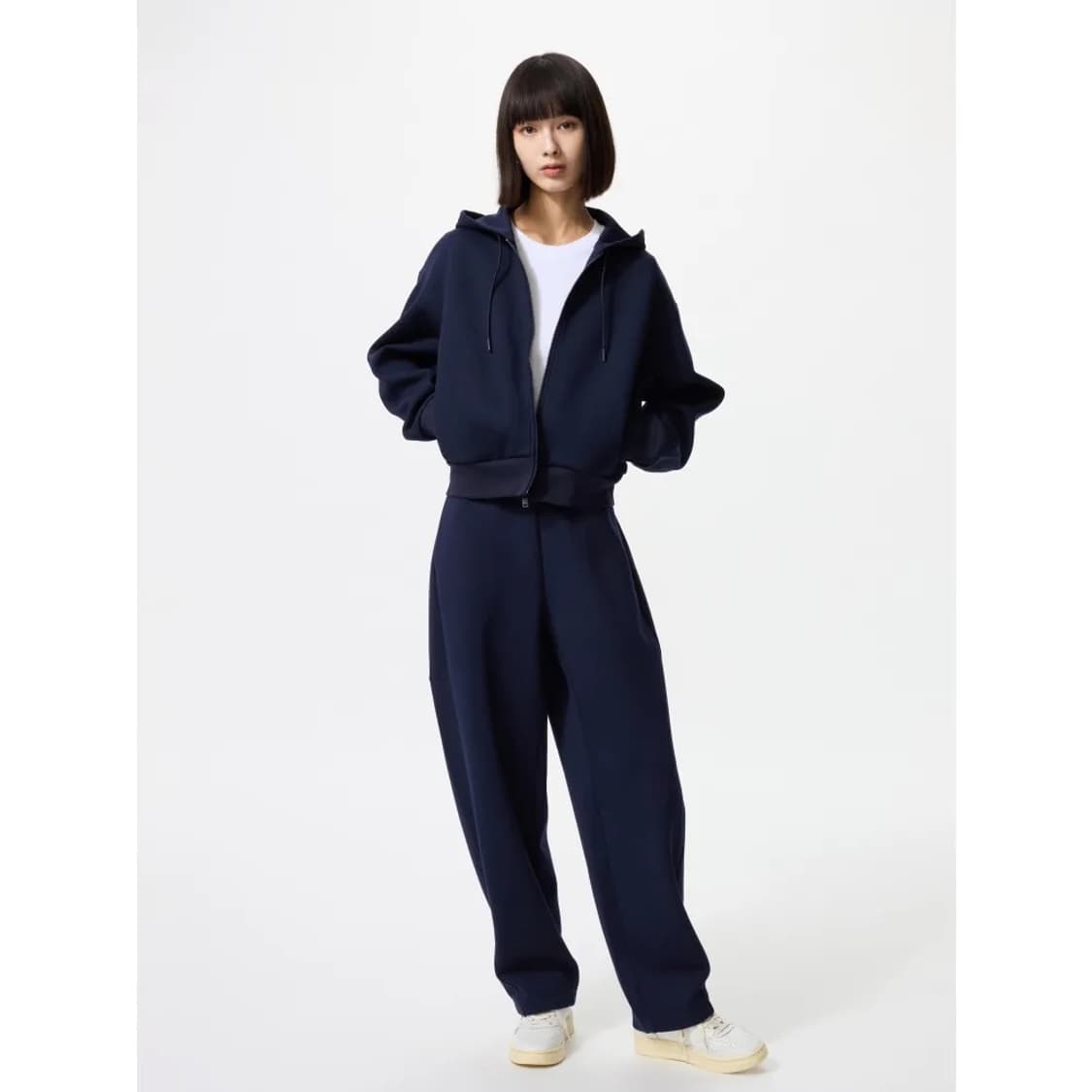 유니클로 드라이 스웨트 집 파카 후드집업 상품이미지2