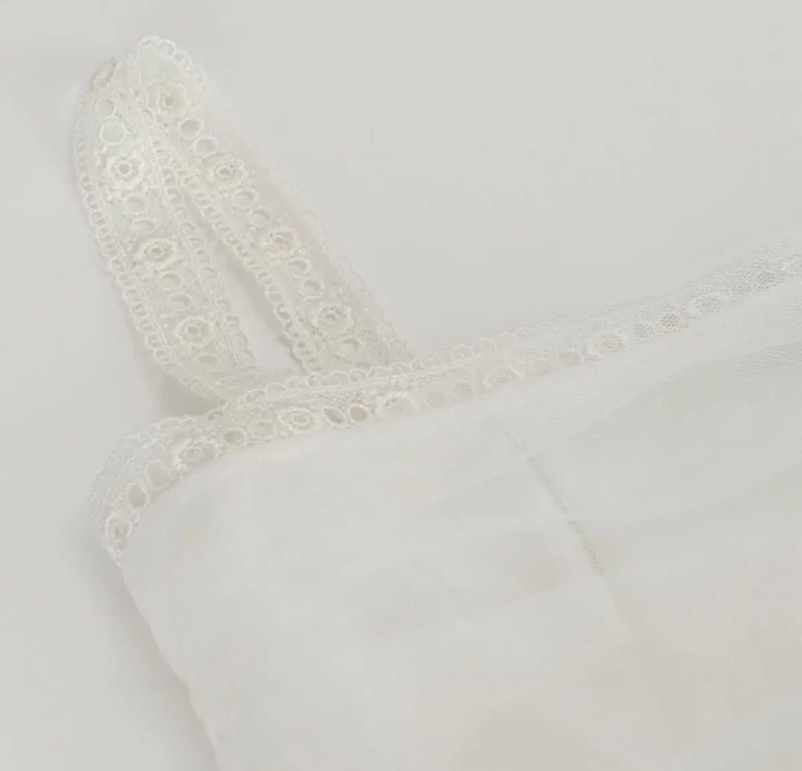 (새상품) 더티스 더블 쉬폰 드레스 화이트 셀프웨딩 웨딩촬영 상품이미지9