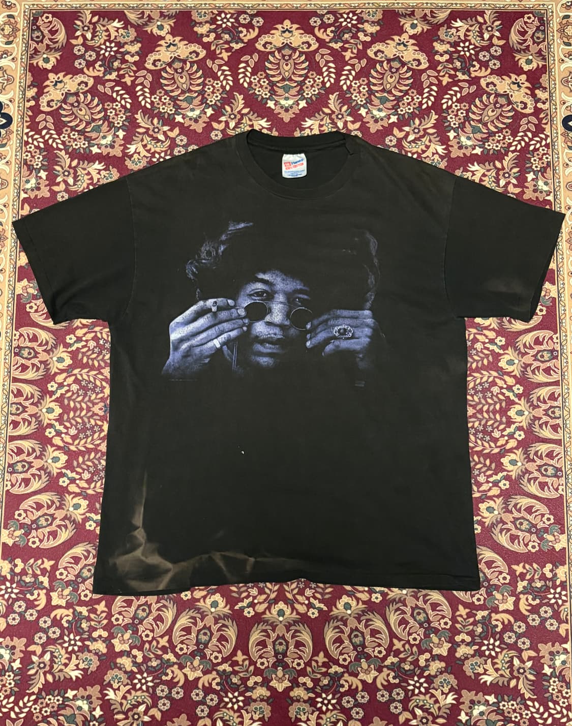 [XL] 빈티지 90‘s 지미 헨드릭스 밴드 티셔츠 상품이미지1