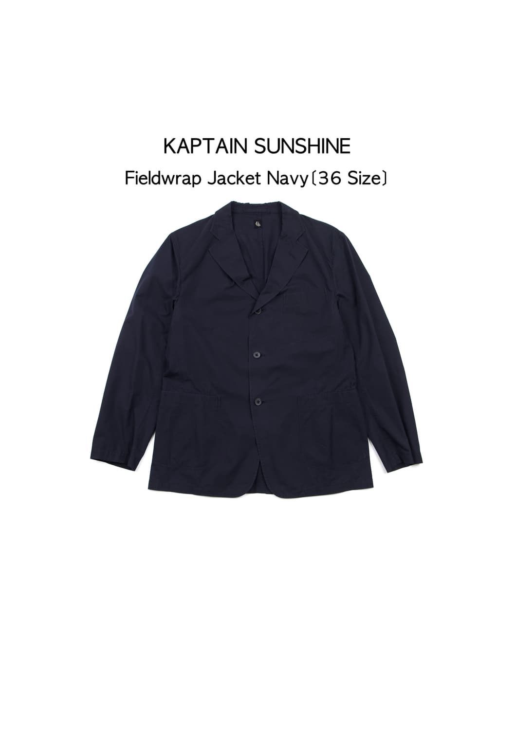 (여성)KAPTAIN SUNSHINE 필드랩 자켓 네이비 상품이미지1