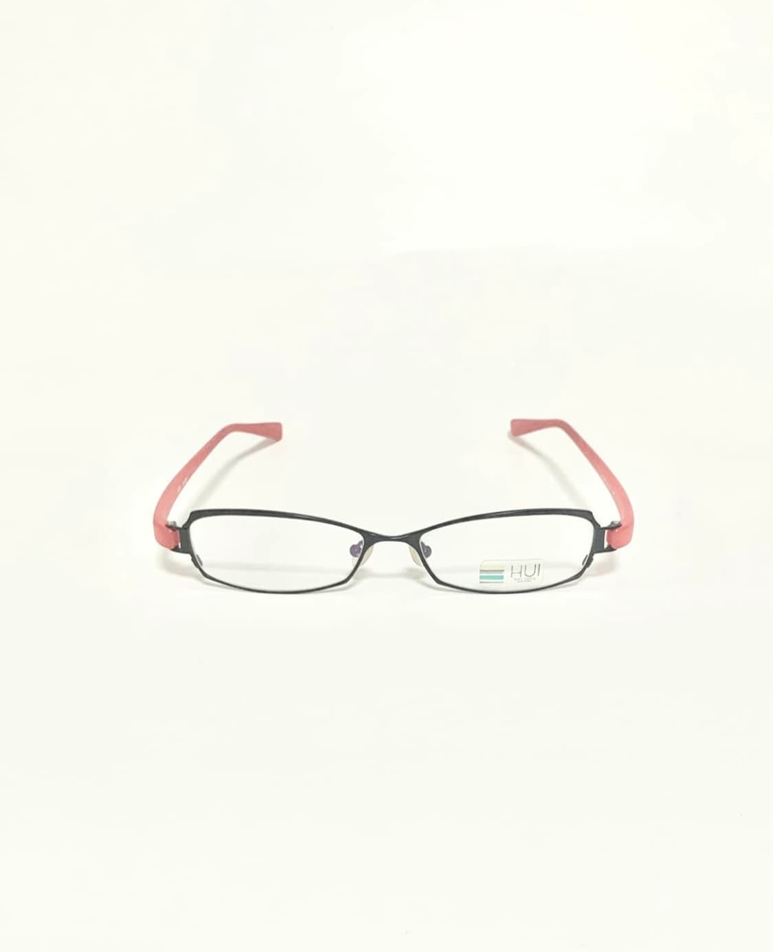 데드스탁  블랙&레드 긱시크 사각 콤비안경테 1515 상품이미지2