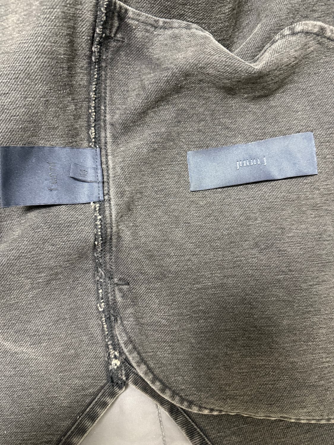 준지 흑청 트러커자켓(셔켓) 50사이즈 상품이미지2