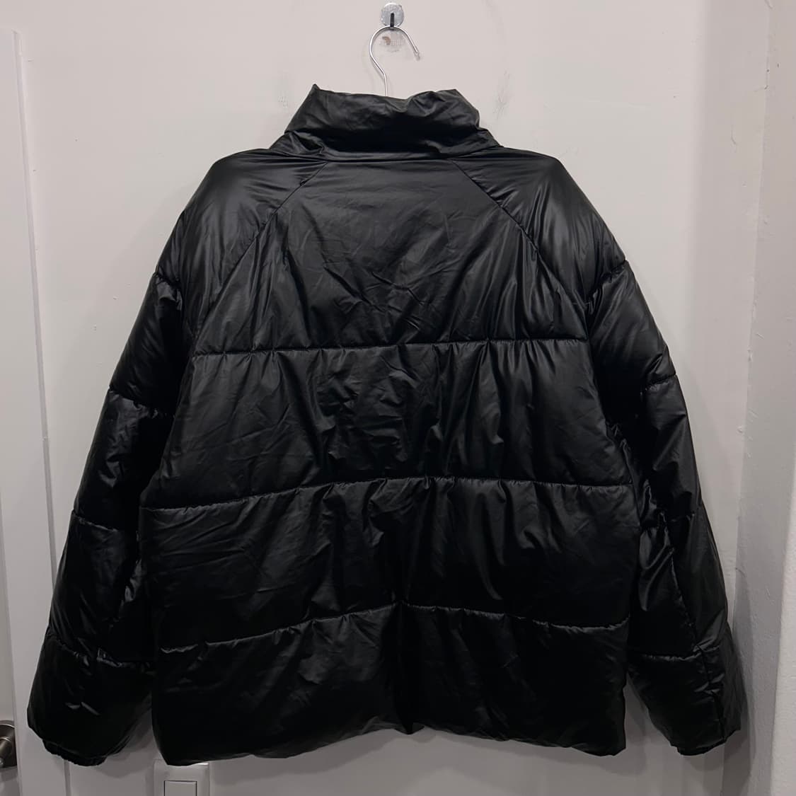 필루미네이트 블랜드 래글런 레더 패딩 상품이미지5