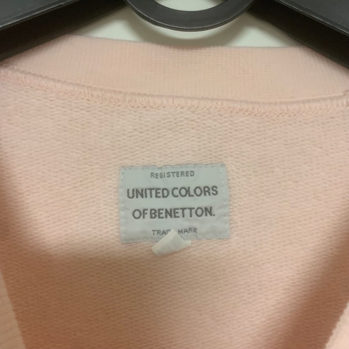 베네통 핑크 스웨트셔츠 110 상품이미지2