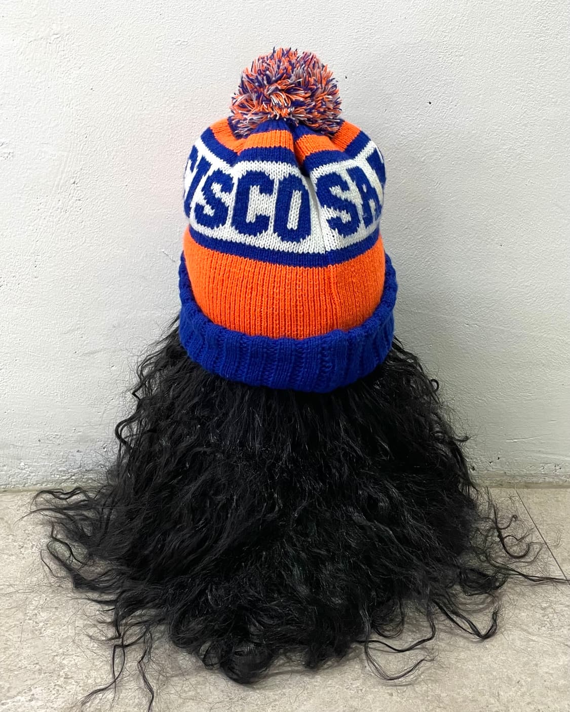 orange lettering blue bell beanie 상품이미지4