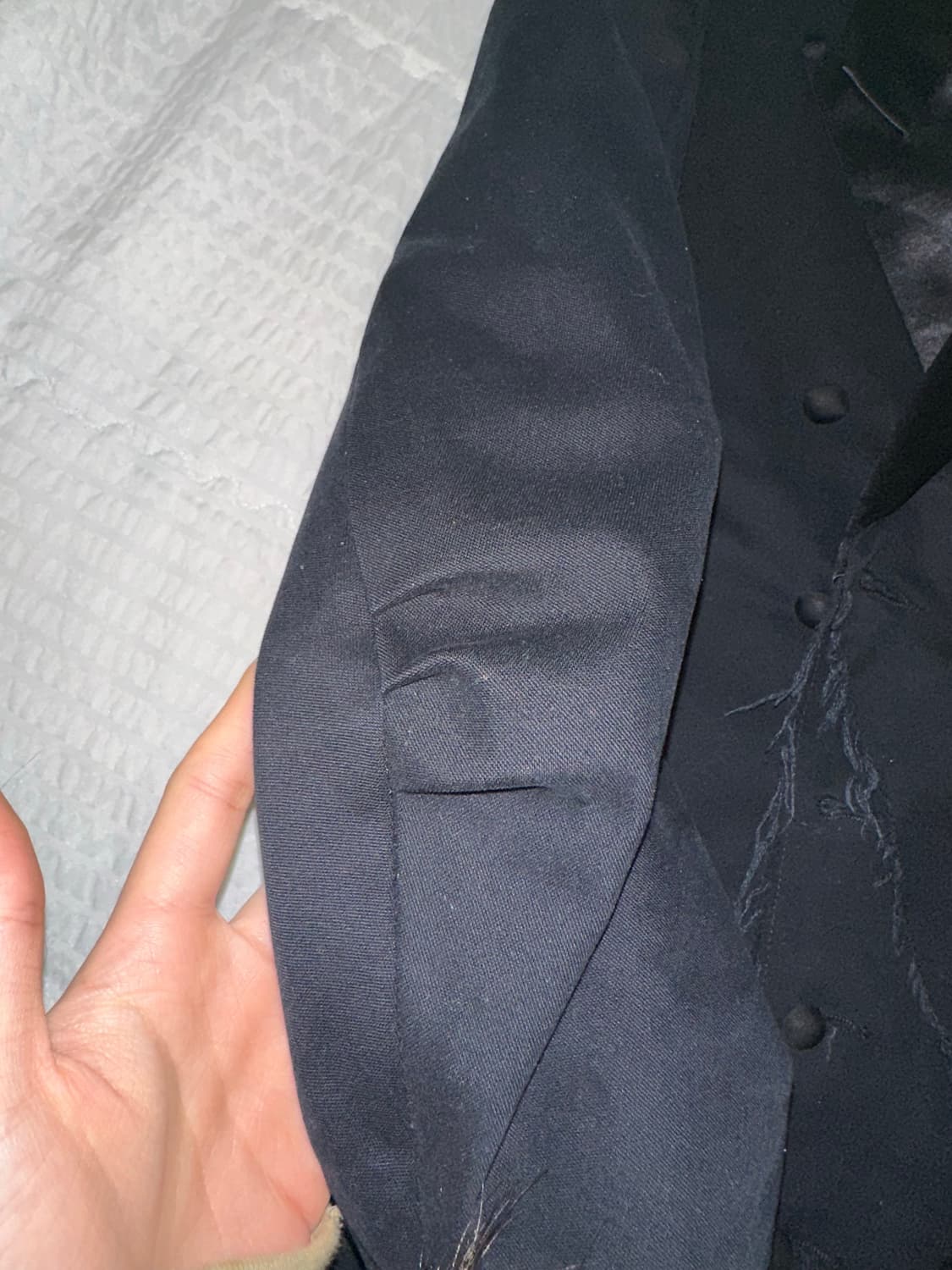 2001FW 발렌시아가 르 디스 아카이브 비대칭 스모킹 자켓 상품이미지4