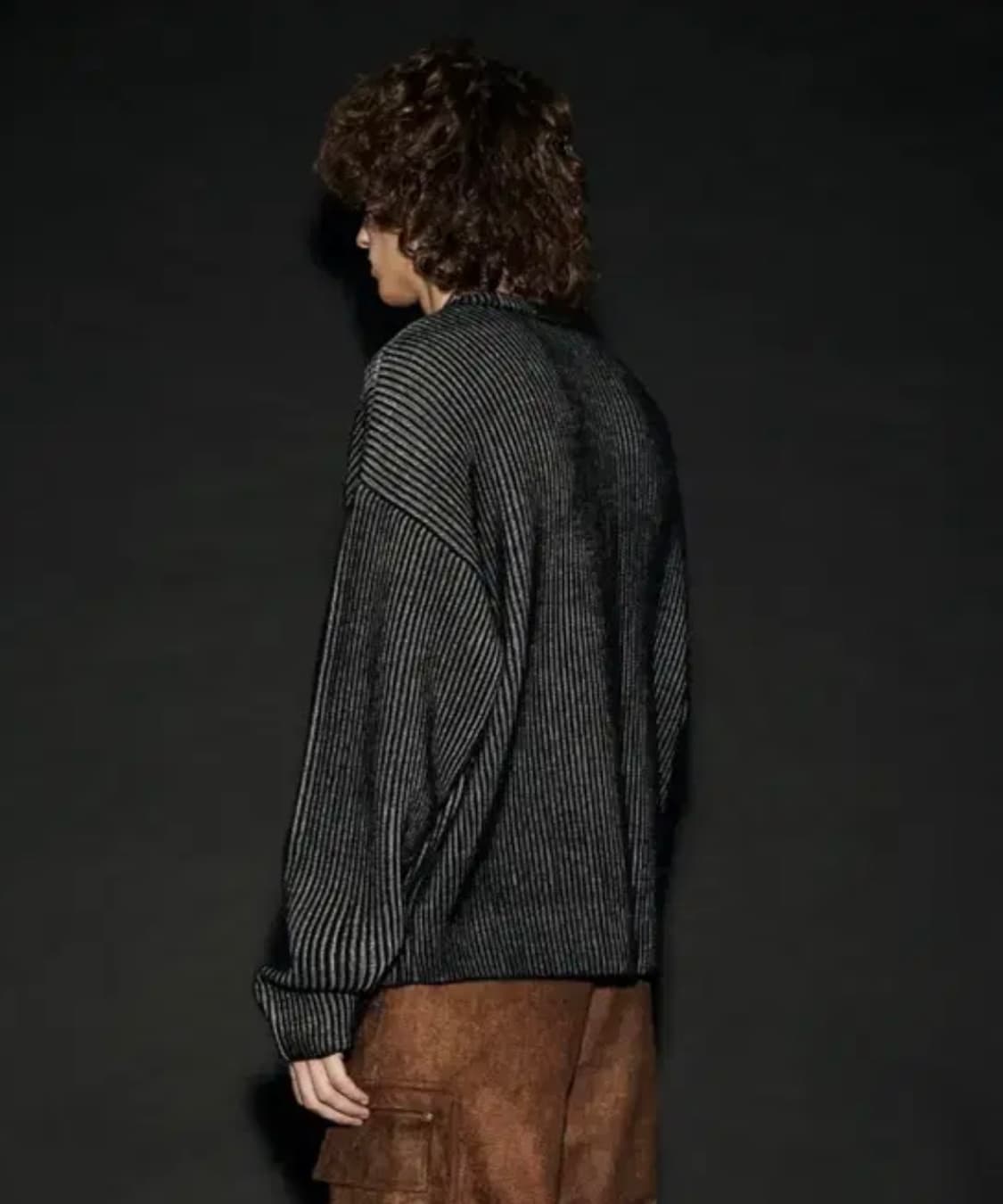 메종미네드 모노크롬 라이온킹 니트, L 상품이미지3