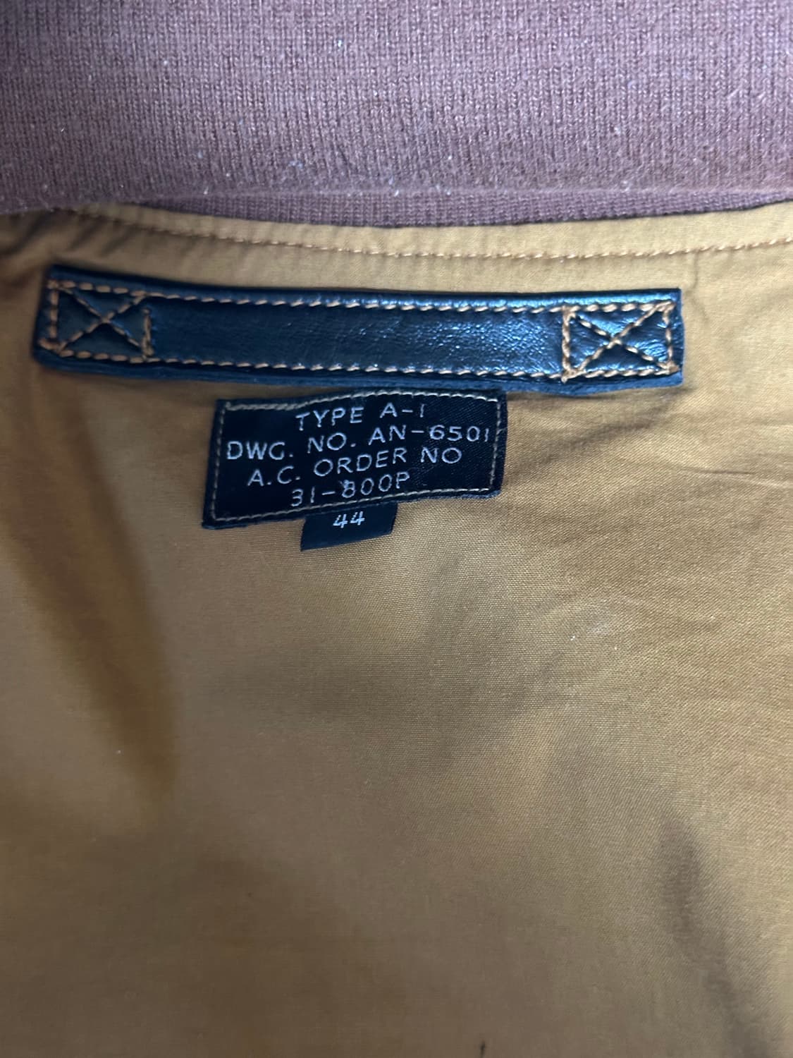 아카펠라클로딩 a-1 자켓 44 (스티어하이드) 상품이미지3