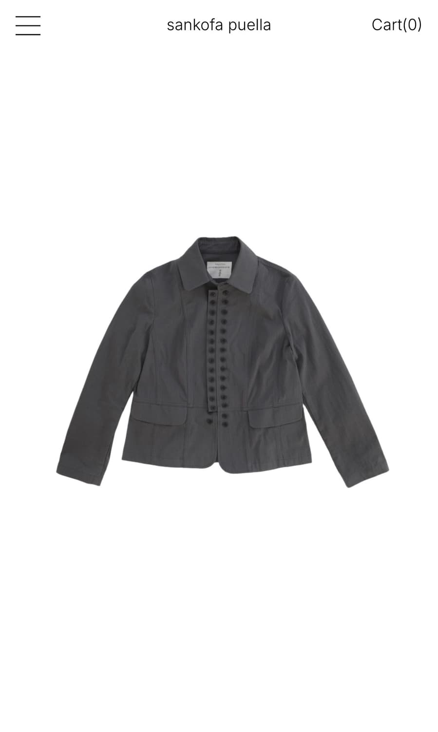 Sankofa Puella Multiple button jacket 상품이미지2