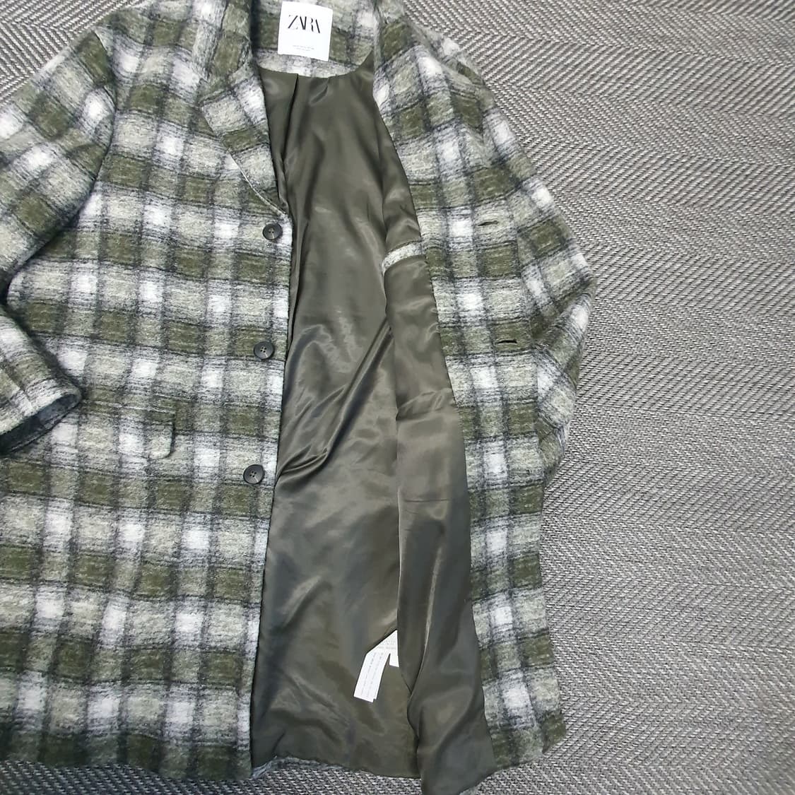 자라 모직 코트 남자105~110 상품이미지8