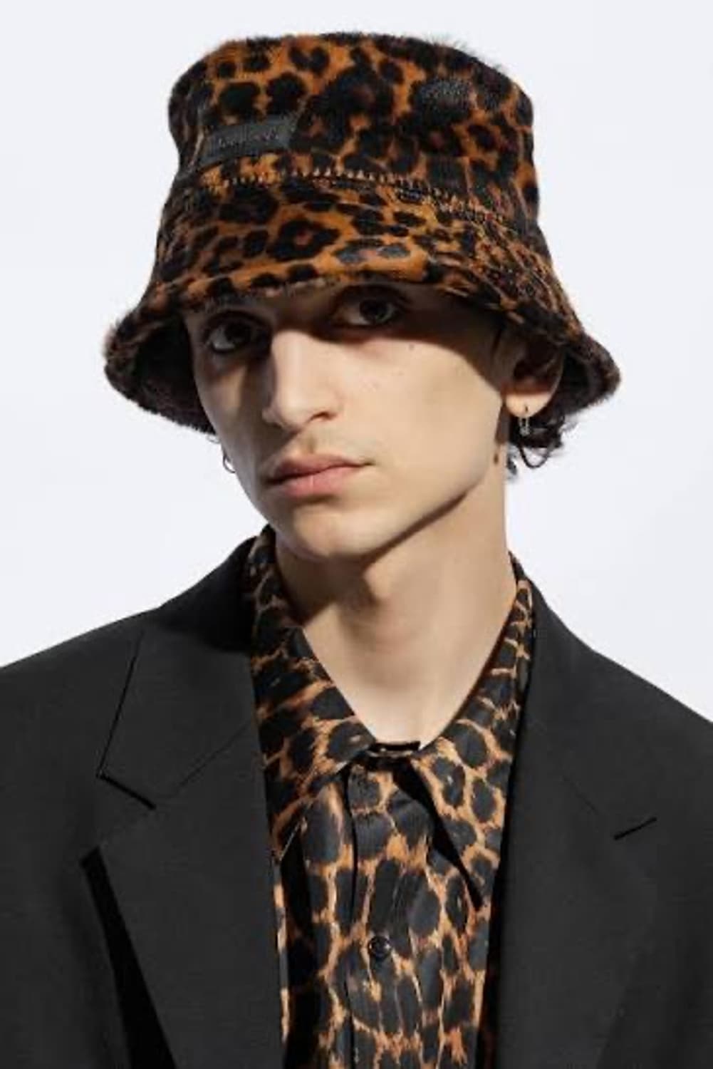 [소미님 착용] 자크뮈스 24fw 르밥 카우스킨 레오파드 버킷햇 상품이미지3