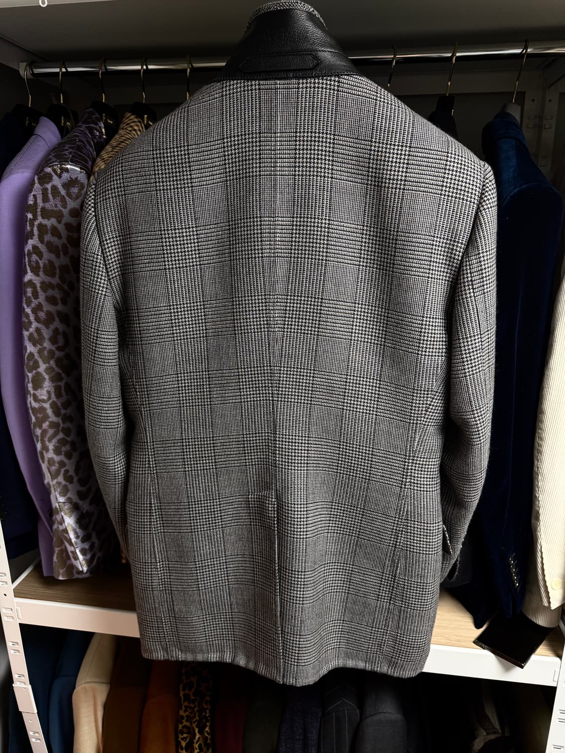 (새상품,강추👍)톰포드 아티쿠스 레더 프린스웨일 블레이져 자켓 코트 상품이미지6