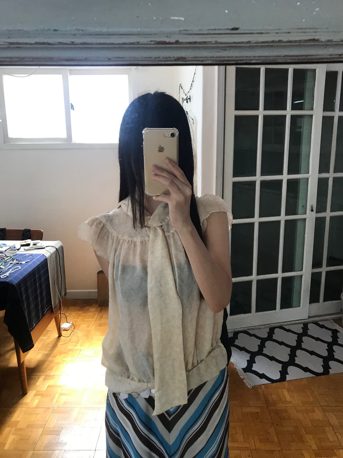 vintage ribbon blouse 상품이미지5