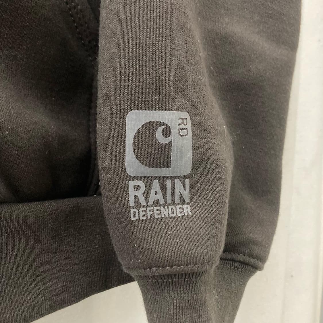 칼하트 다크 브라운 레인 디팬더 후드 집업 상품이미지4