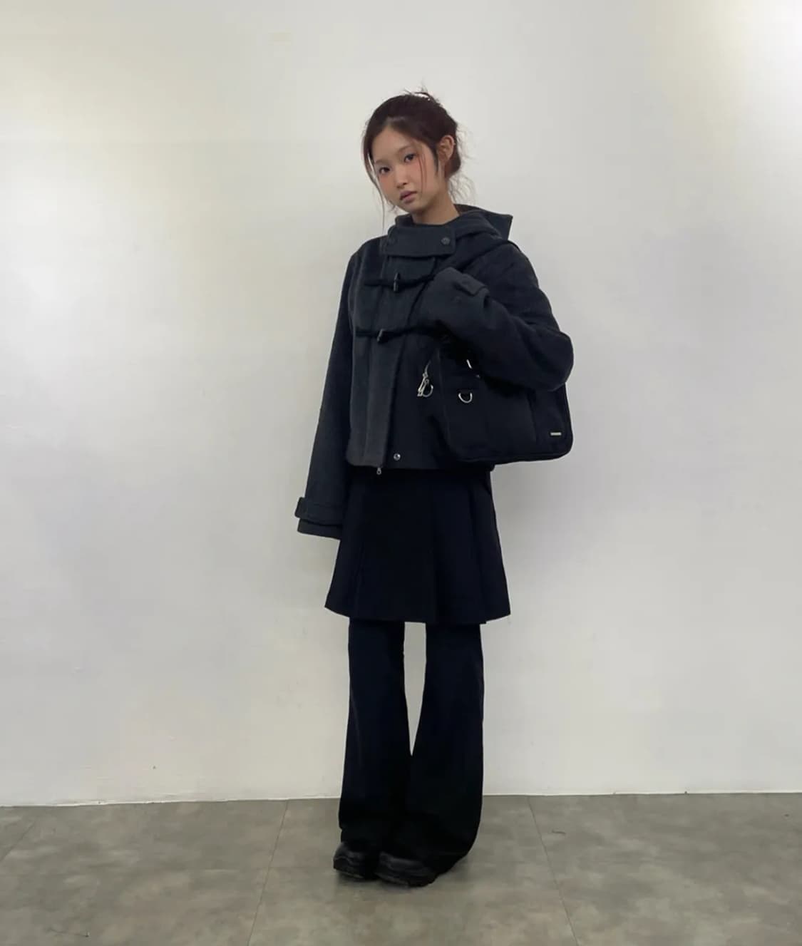 미세키서울 숏코트 Duffle hoodie short coat 상품이미지2