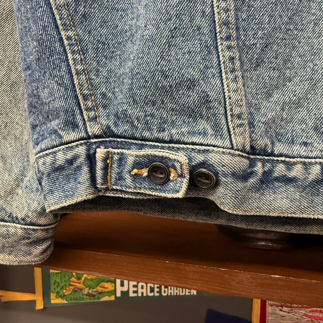 80s LEE 빈티지 리 101J 스톰 라이더 블랭킷 데님 자켓 N000 상품이미지7