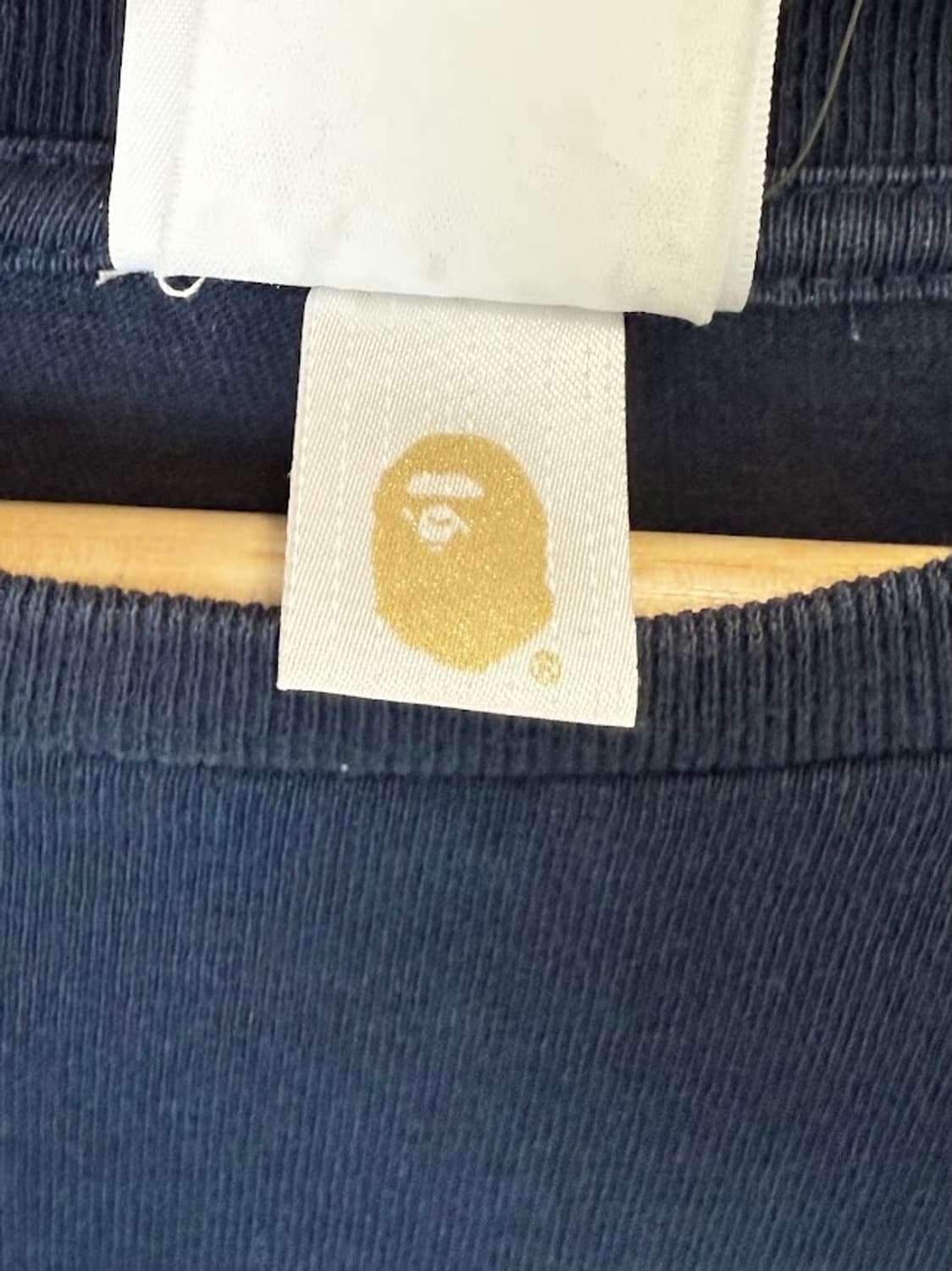 베이프 샤크 반팔 네이비 상품이미지4