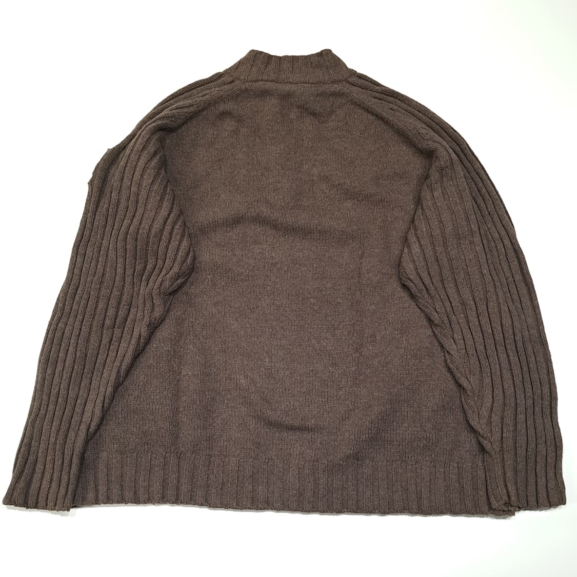 CL176 할리데이비슨 울혼방 레전더리패치 브라운 하프집업 니트 스웨터 상품이미지8