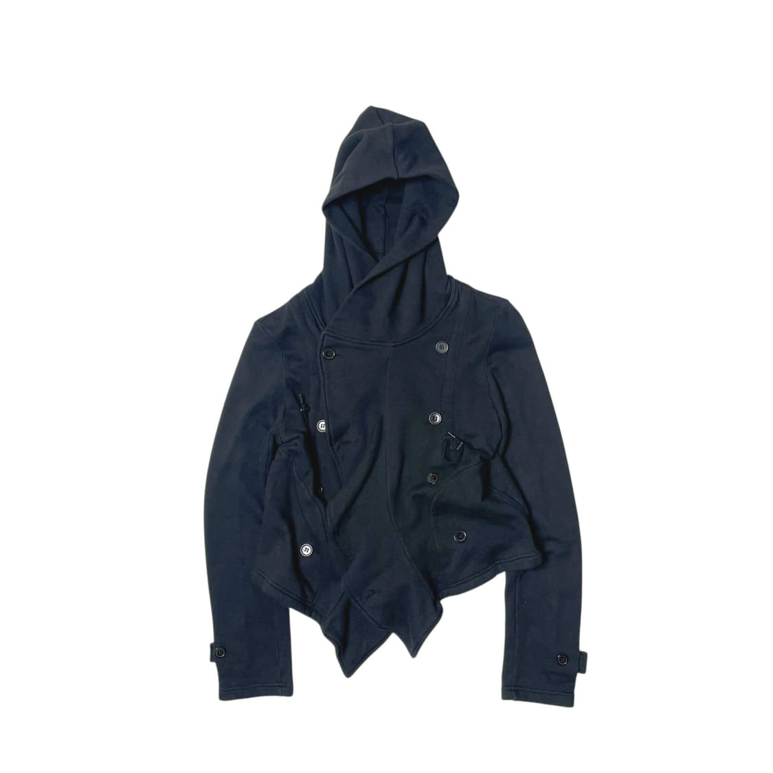 Gomme 셔링 언밸런스 후드 자켓 상품이미지1