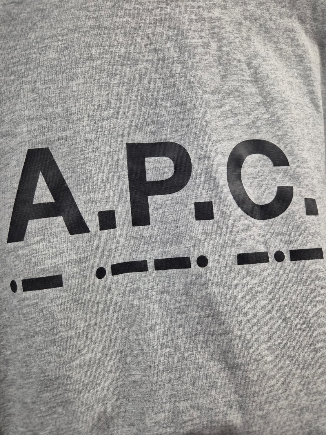 아페쎄 'SVEN' 로고 시그널 프린트 라운드 티셔츠 M 상품이미지4