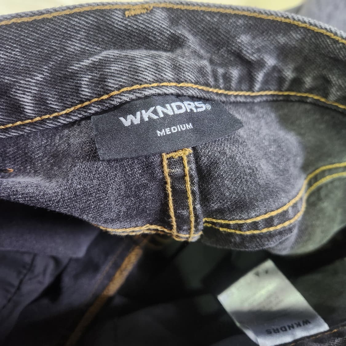 위캔더스 배기핏 데님팬츠 M 상품이미지6