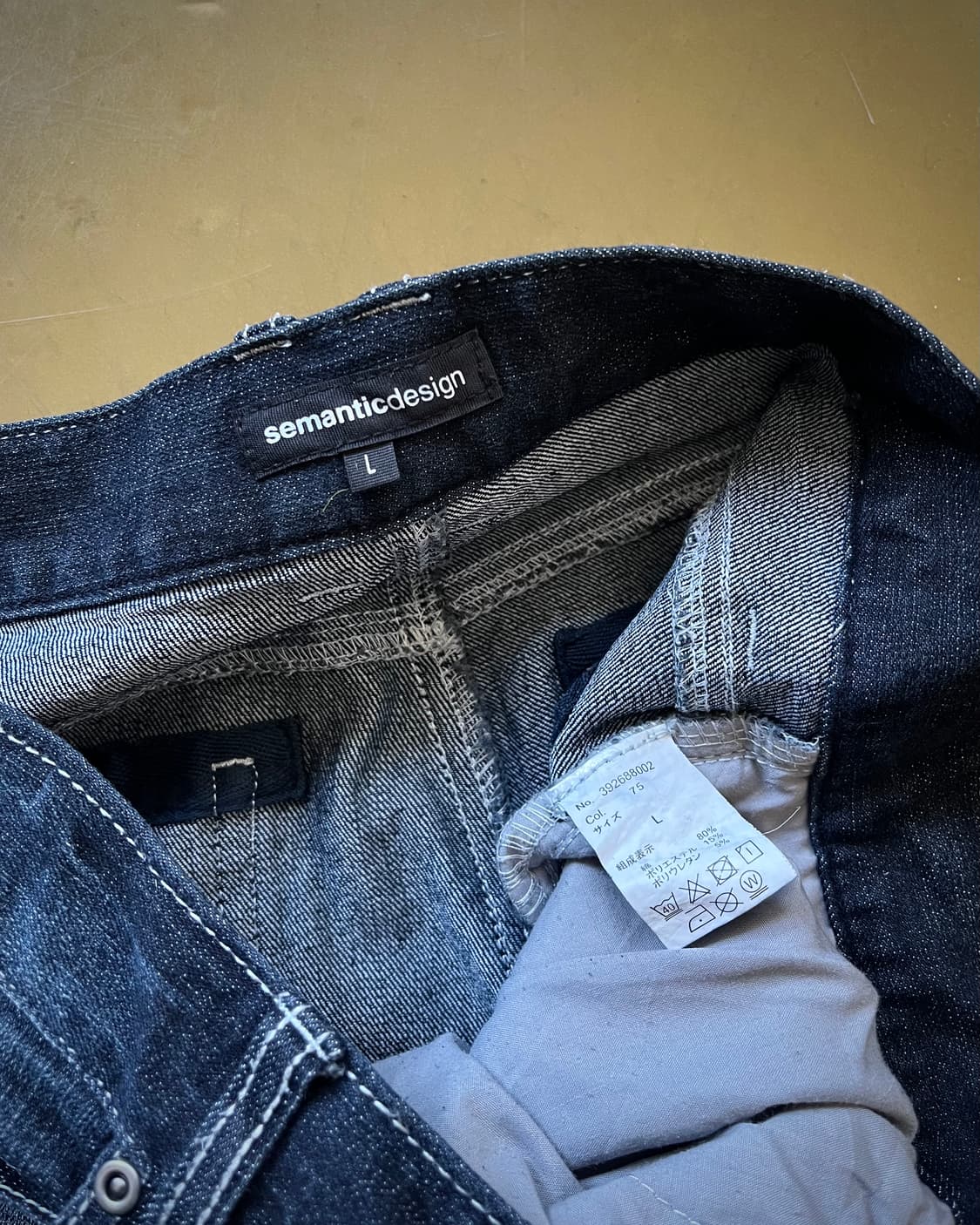 SemanticDesign Japan Curved Denim Pants 상품이미지7